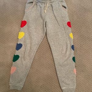 Sweatpants- Mini Boden with hearts